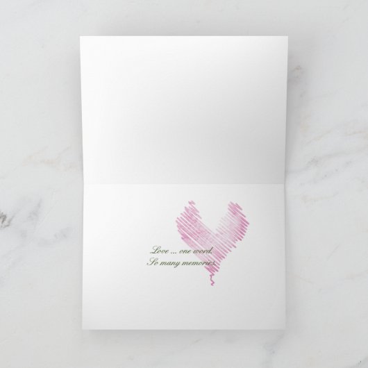 trouwdag met champagne en witte roos kaart (Binnen)