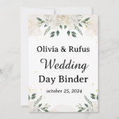 Trouwdag Multomap Sjabloon Printable Wedding Kaart (Voorkant)