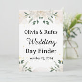 Trouwdag Multomap Sjabloon Printable Wedding Kaart (Staand voorkant)