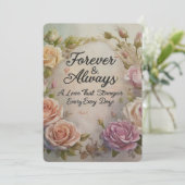 Trouwdag van ouders kaart (Staand voorkant)