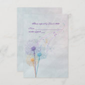 trouwdandelion en muziek RSVP (Voorkant / Achterkant)