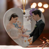 Trouwdatum Hartkalender Jubileum Gift Ornament