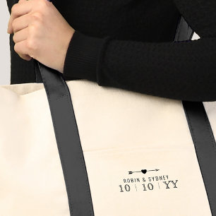 Trouwdatum Minimalist Tote Bag