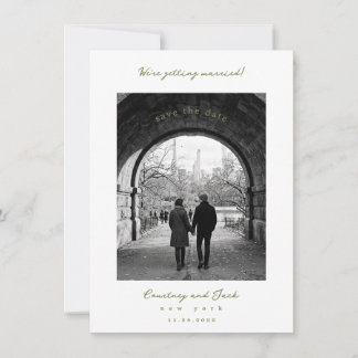 Trouwdatum Olive Save The Date