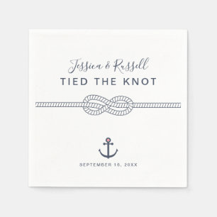 Trouwde De Knoop Anker Bruiloft Servet