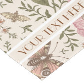 Trouwdecor Wilde Bloem Botanische Bloem Monogram Korte Tafelloper (Hoek)