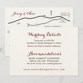 Trouwdetails Bijlagekaart Ontvangstkaart Plattegro Kaart