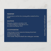 Trouwdetails Japanse Harmonie met Fuji Informatiekaartje (Achterkant)