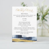 Trouwdetails | RSVP | QR-code bijlage kaart (Staand voorkant)