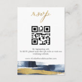 Trouwdetails | RSVP | QR-code bijlage kaart (Achterkant)