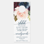 Trouwdeurhanger - Niet storen - Bourgogne (Voorkant)