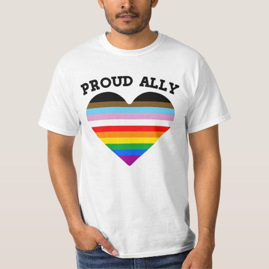 Trouwe Bondgenoot Progress Pride T-shirt (Voorkant)