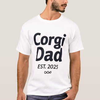Trouwe Corgi Vader EST 2025 T-shirt