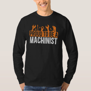 Trouwe Machinist Machine Operator Verspaning Mecha T-shirt