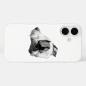 Trouwe profiellijnen Case-Mate iPhone case (Achterkant (horizontaal))