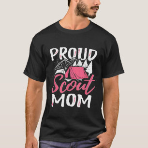 Trouwe Scoutmoeder Scouting Leider Welpen Kamperen T-shirt