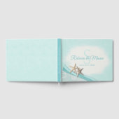 Trouwe Stervis en Lint Monogram Huwelijk Gastenboek (Volledig)