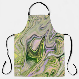 Trouwe Yours 1 Kosteloos Vorm Groen Abstract Schor Schort