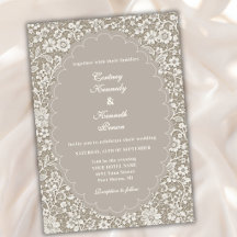 Trouwelegantie Ivoor Kant Romantische Beige Bruilo