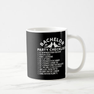 Trouwen Bruidegom Grappige Bachelorfeest Checklist Koffiemok