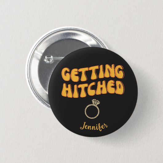 Trouwen Bruiden  Vrijgezellenfeest  Knop Ronde Button 5,7 Cm (Voorkant /achterkant)