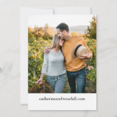 Trouwen Calligrafie Aankondiging (Achterkant)