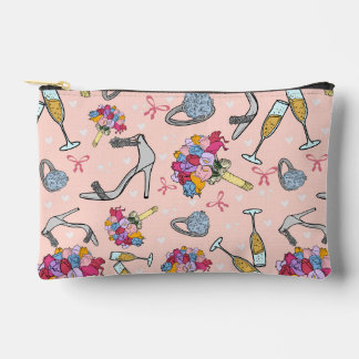 Trouwen cosmetische make-up tas / bruid Toiletree