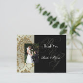 Trouwen Dank u briefkaarten plaats uw foto (Staand voorkant)