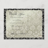 Trouwen Dank u briefkaarten plaats uw foto's (Achterkant)