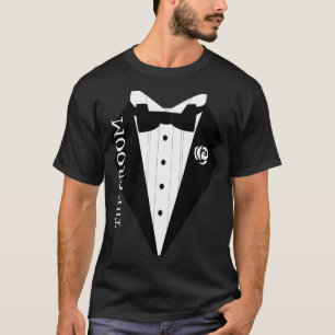 Trouwen, de bruidegom t-shirt