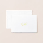 Trouwen Folie Cherry Blossom RSVP Card Folie Kaarten (Voorkant met envelop)
