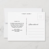 trouwen | Foto: Dank u wel Briefkaart (Achterkant)