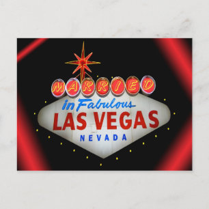 Trouwen in een fantastische Las Vegas bruiloft aan Aankondigingskaart