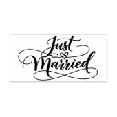 Trouwen in het zwart lijnen silhouet 	rubberstempel (Afrduk)