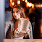 Trouwen in Sweet 16 Bruidsjurk Roze Goud Glitteren Kaart