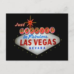 Trouwen in Vegas Wedding Cards Aankondigingskaart