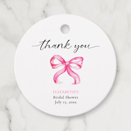 Trouwen is een knoop doorhakken Bruidsfeest Aangep Bedankjes Labels (Voorkant)