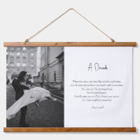 Trouwen Jubileum Custom Photo Love Poem