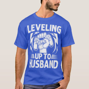 Trouwen met echtgenoot Heren Bruidegom vrijgezelle T-shirt