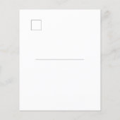 TROUWEN OP BUDGET DATUM OPSLAAN  Gouden postale ac (Achterkant)