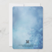 Trouwen op een Lake waterverf Kaart (Achterkant)