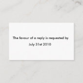 Trouwen R.S.V.P. Kaarten (Achterkant)