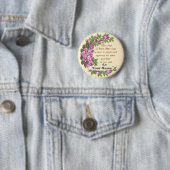 Trouwen Verse bruiloft pin knop Ronde Button 5,7 Cm (In situ)