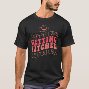 Trouwen Western Country Bruid Vrijgezellenfeest T-shirt