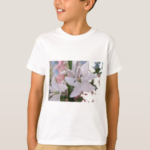 Trouwen Witte Lelie Bloemen Bloemen Flora Love Vin T-shirt
