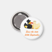 Trouwende eenden 3 ... Magneet (Voorkant / Achterkant)