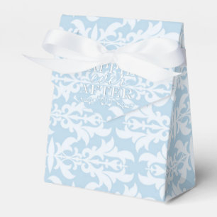 TROUWENS GELUK Blue Huwelijk Favor Dozen Bedankdoosjes