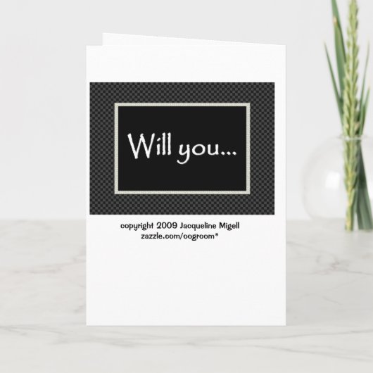 TROUWER Wedding Uitnodiging - GRAppig (Achterkant)