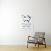 Trouwerij de dag voor de bruiloft bord wandkleed (In situ)