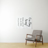 Trouwerij de dag voor de bruiloft bord wandkleed (In Situ (horizontaal))